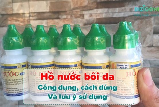Hồ nước bôi da: công dụng, cách dùng và lưu ý sử dụng Hồ nước bôi da: công dụng, cách dùng và lưu ý sử dụng