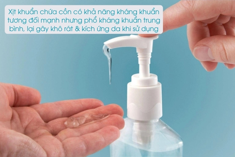 xịt khuẩn cho bé