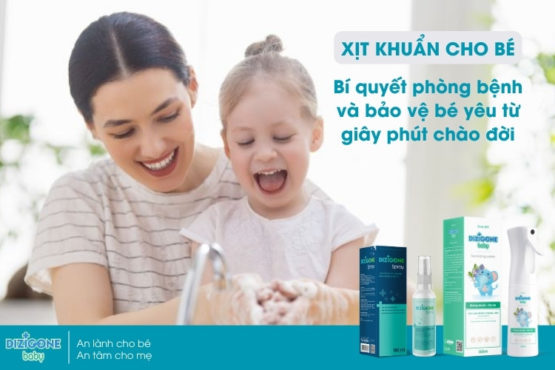 Xịt khuẩn cho bé: Bí quyết phòng bệnh và bảo vệ con từ giây phút chào đời