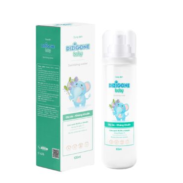 Dung dịch Dizigone Baby: Dịu da, kháng khuẩn – Chai xịt 100ml