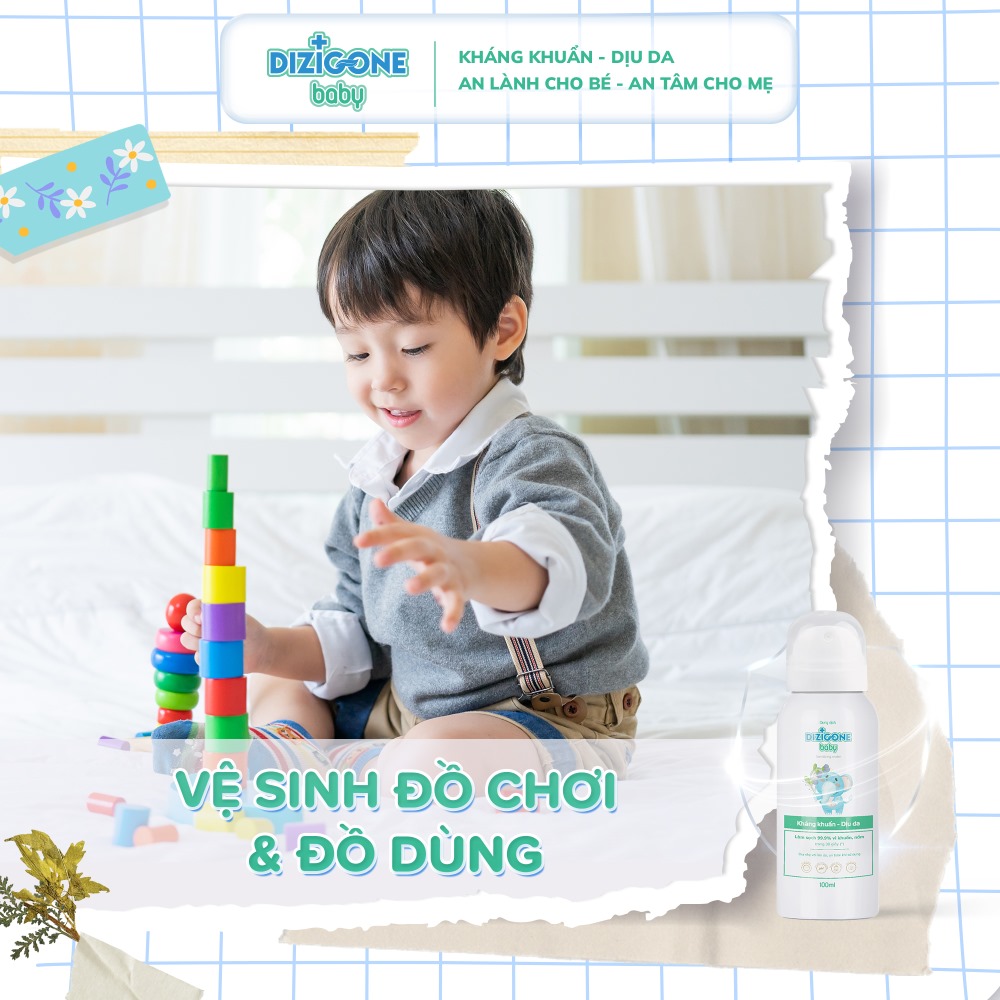 xịt kháng khuẩn dizigone baby 100ml 